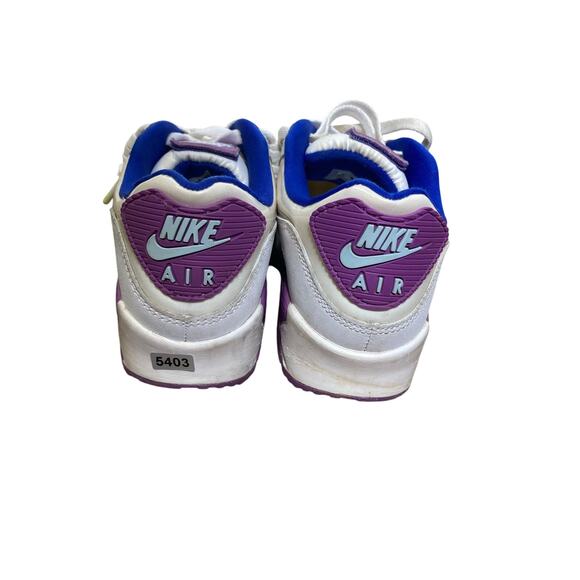 Nike Air Max White Purple Athletic Shoe Sz 8.5 - Picture 2 of 2